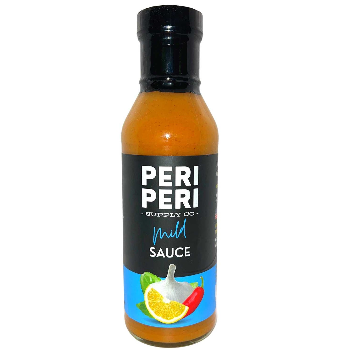 Mild Peri Peri sauce - Wholesale 4 Gallons per case, Vegan, Gluten Free, Sugar Free, Made in America, Keto and Paleo Friendly