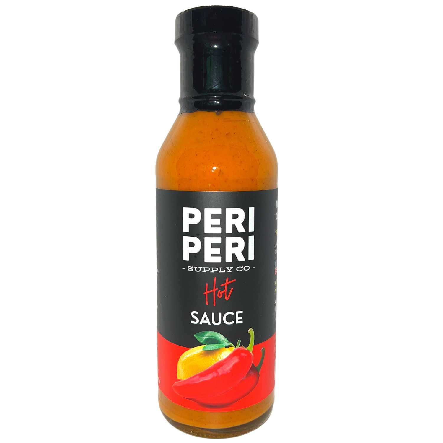 Hot Peri Peri sauce - The Peri Peri Standard- Vegan, Gluten Free, Sugar Free, Made in America, Keto and Paleo Friendly