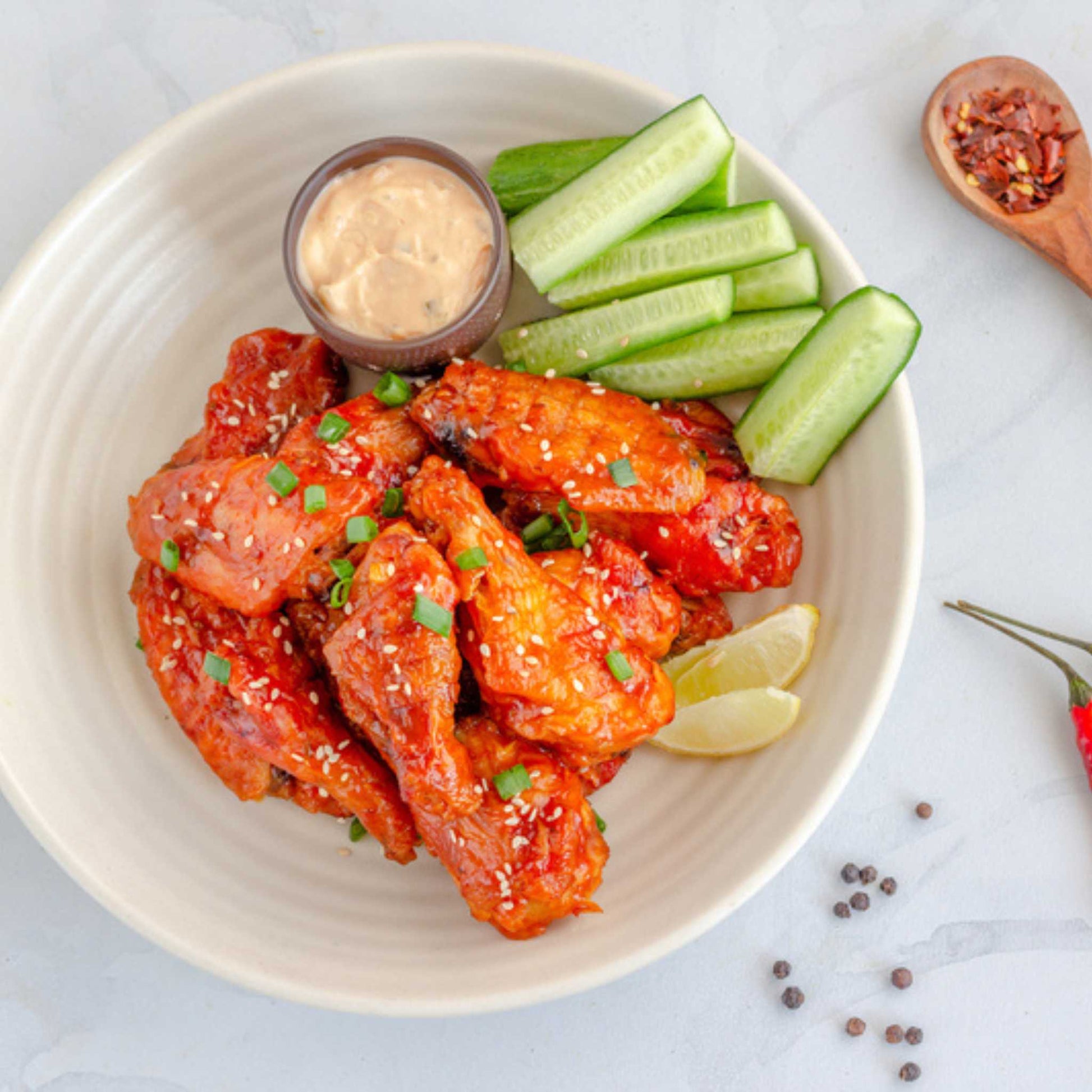 Garlic Peri Peri Wings