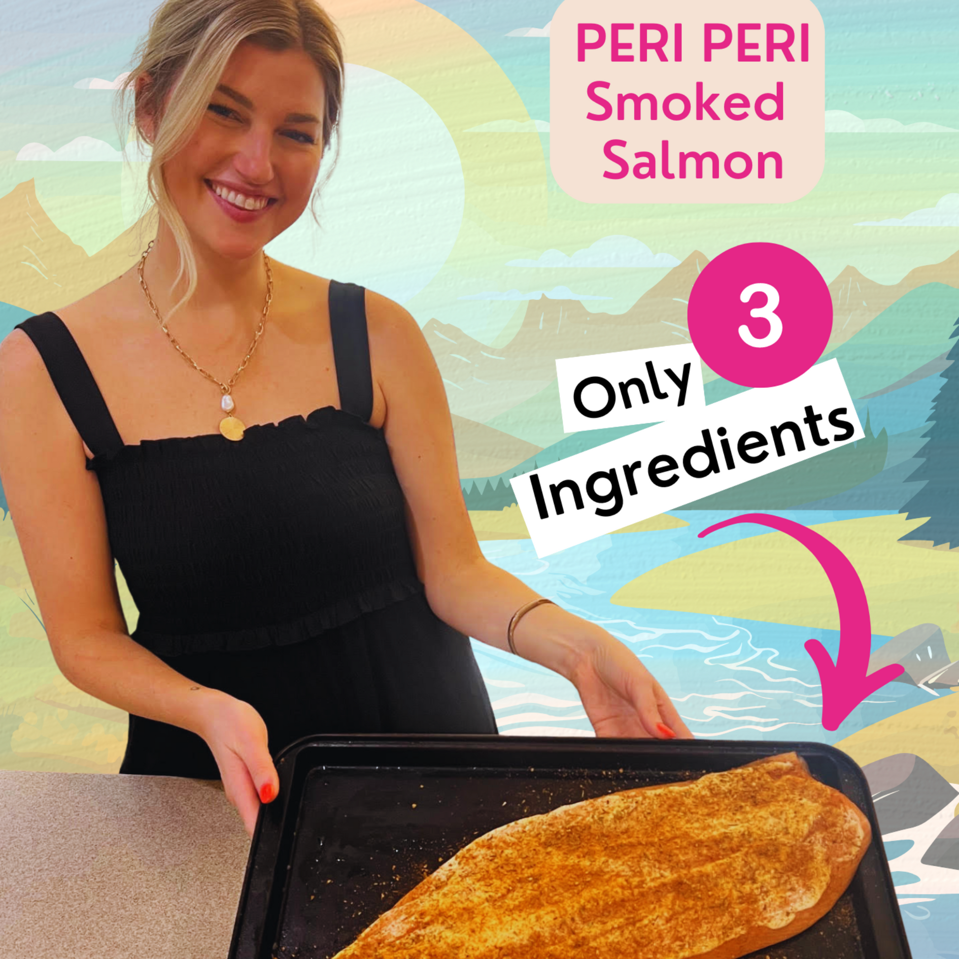 3 Ingredient Peri Peri Smoked Salmon