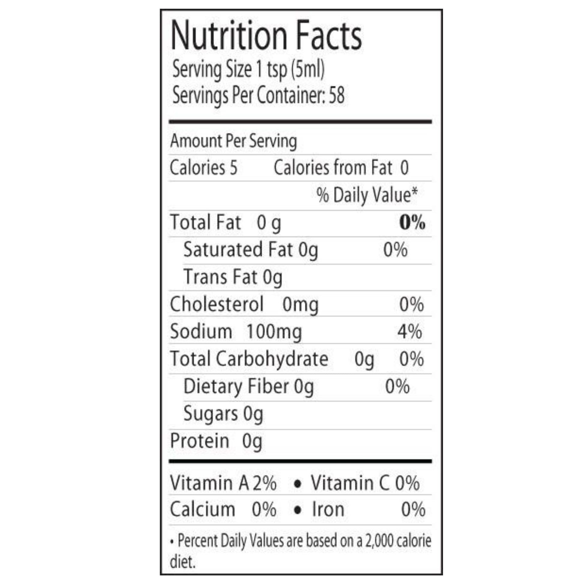 HOT Peri - Peri Sauce - DiChickO's Nutritional Informations